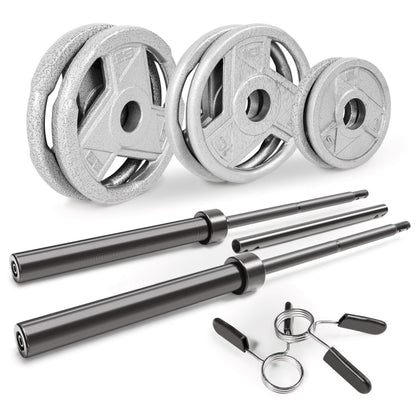 110 Lbs. Olympic Weight Set 86" Bar MCW-110