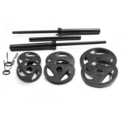 Barbell Olympic Weight Set, 110 Lbs.