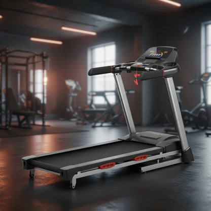 4.75 HP Folding Treadmill with Auto Incline and 20 Preset Programs